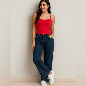 New York & Company Scarlet 
Orange Camisole size M